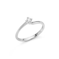Anello Miluna Donna in Oro bianco Diamante 0.08 Ct LID3246_008G7 - LID3246_008G7
